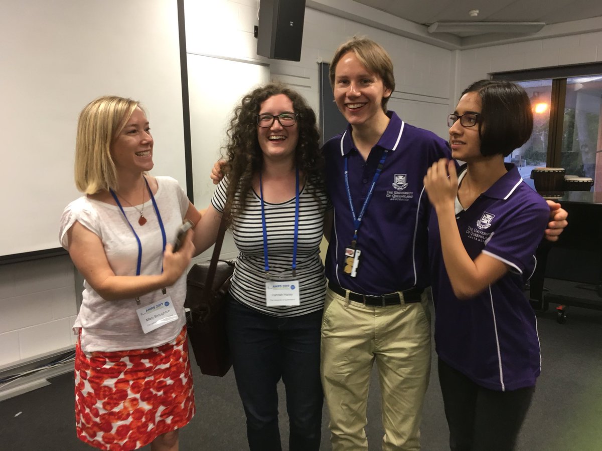 KateStevArtsSci's tweet photo. Bravo, thankyou Mary Broughton and @musicuq team @AusMusPsySoc #musicalaffects17 just like music - social, stimulating, surprising. Sensational! @HASSUQ https://t.co/Kj4i6EgawL
