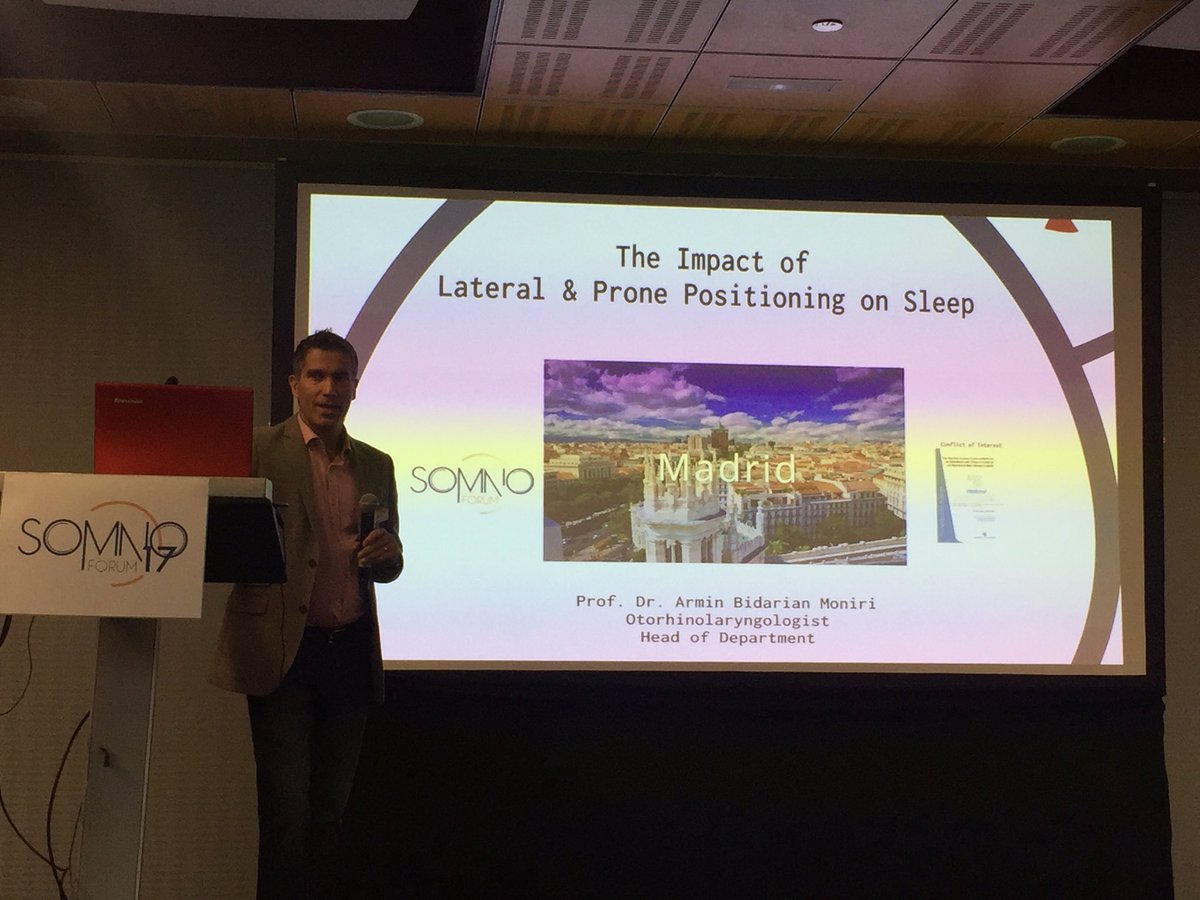 Pr Armin BIDARIAN-MONIRI. Impact of lateral and prone positioning on sleep. ✌🏻