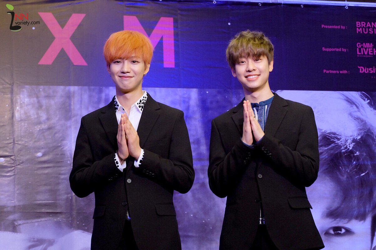 INNNEWS_ENT's tweet photo. 2หนุ่ม #MXM แถลงข่าวประกาศความพร้อมเตรียมเสิร์ฟความสุขแฟนมีตติ้งชาวไทยใน งาน “ MXM FANMEETING [FIRST] IN BANGKOK “ #MXMFANMEETINGINBKK https://t.co/DfLzj7BUpN