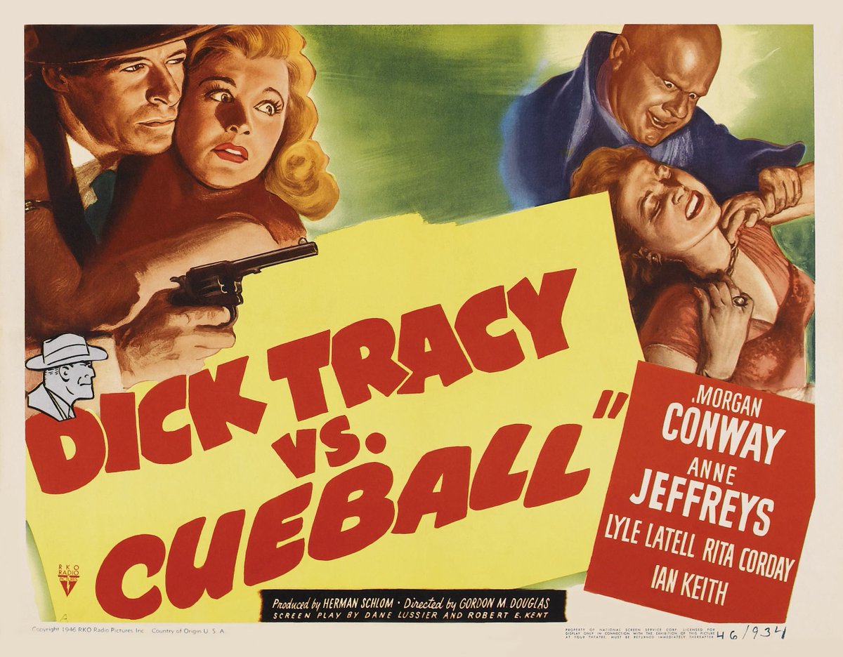 TalkingPicsTV's tweet photo. 06:00 DICK TRACY VS CUEBALL (1946) thriller #MorganConway #DickWessell Tracy is on the trail of his arch nemesis Cueball https://t.co/RN80Sgyzma
