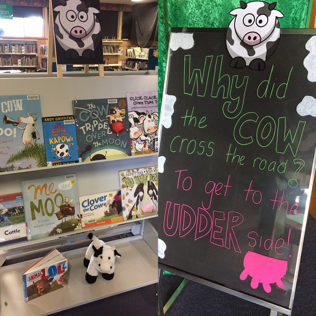 Flashback to National Simultaneous Storytime 2017. Some mooooving cow tales from our library.