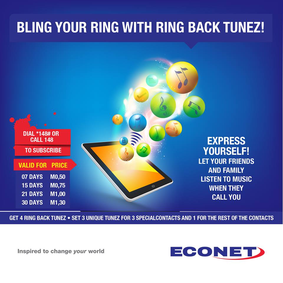 econetlesotho's tweet photo. ✨✨#BlingYourRing ✨✨with Ring Back Tunez!
Let your friends and family listen to your favourite songs when they call you!
Dial *148# to SUBSCRIBE now! 
#EconetLesotho #Lesotho #RingBackTunez https://t.co/hcl71O6nJK