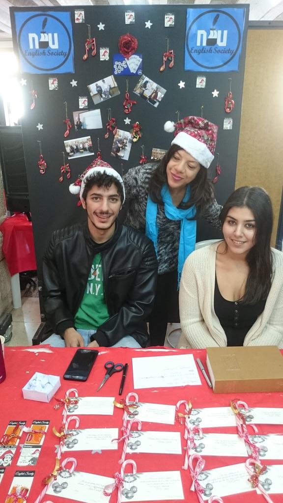 NDU English Society (@nduengsociety) on Twitter photo <a href="/NDUEngSociety/">NDU English Society</a> at Main Campus Christmas Fiesta...Day 2! #English #student_clubs <a href="/NDU_Louaize/">Notre Dame University-Louaize</a> <a href="/NDUEngSociety/">NDU English Society</a> at Main Campus Christmas Fiesta...Day 2! #English #student_clubs <a href="/NDU_Louaize/">Notre Dame University-Louaize</a>