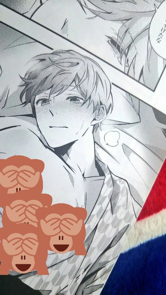 んーーー!!久々のアートポスト可愛い!光沢感たまらんし色味もいい感じ…ありがたい😭
紅潮トーン迸ってるわぁ😚
タイトルの前の辺りわざと見えづらいように消してるんで印刷ミスとかじゃないです😂笑 