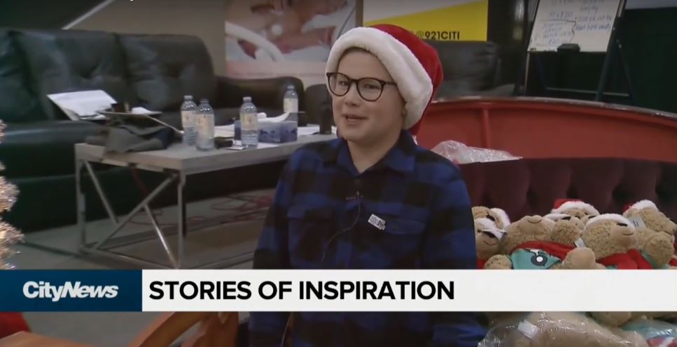 CityNewsWPG's tweet photo. The @CHFManitoba #ChristmasforKids2017 Fundraiser kicked off - @LisaCharleyboy speaks to Aidan Anderson, a true success story for the children's hospital. @921citi + @kiss1023 are at @CFPoloPark tom from 9-6 w/ @CostumeAlliance on scene - https://t.co/Tmz20yh2L0 #CityNewsWPG #WPG https://t.co/IWv93DMmzN