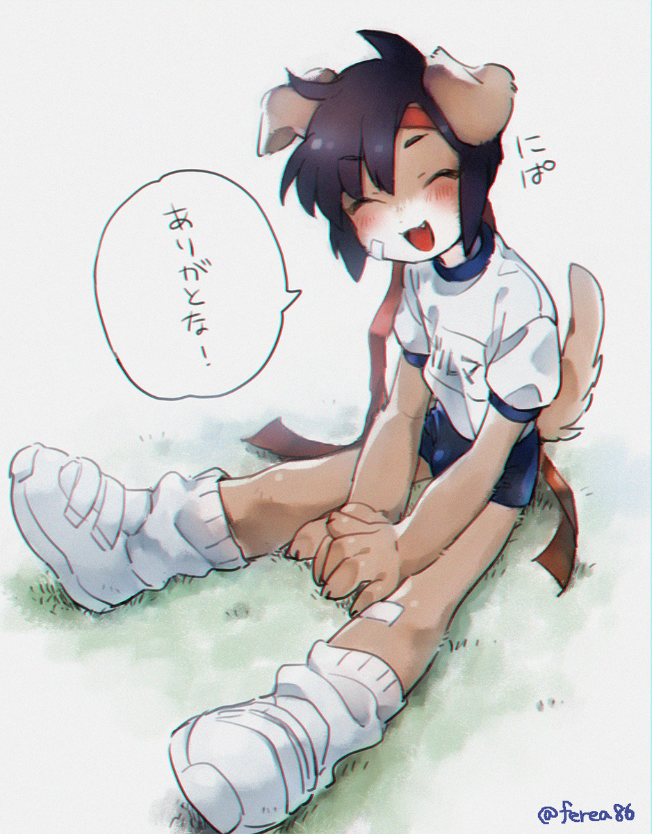 ブルマくん!君にファンがいるみたいだよ～!よかったねぇ～! 