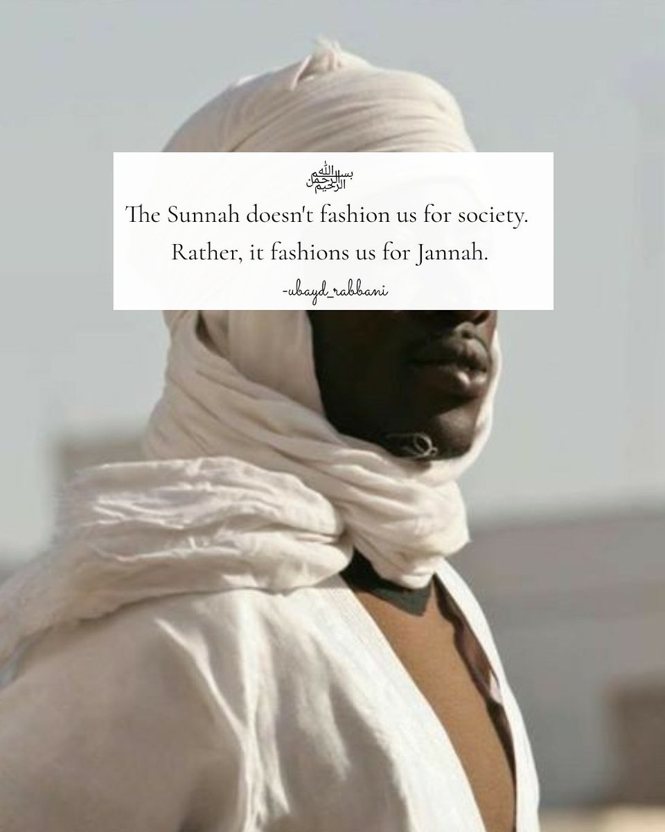 ﷽
Let the Sunnah live within you. Don't let anything distract you from it!
Allahu Akbar 🌹
instagram.com/p/BceLqSnD1Fi/