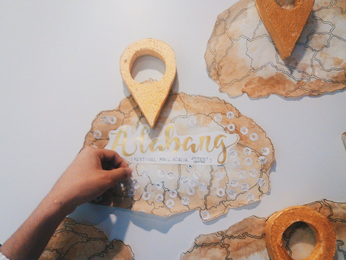 Don't forget to write your name on a sticker and post it on the campus map outside!