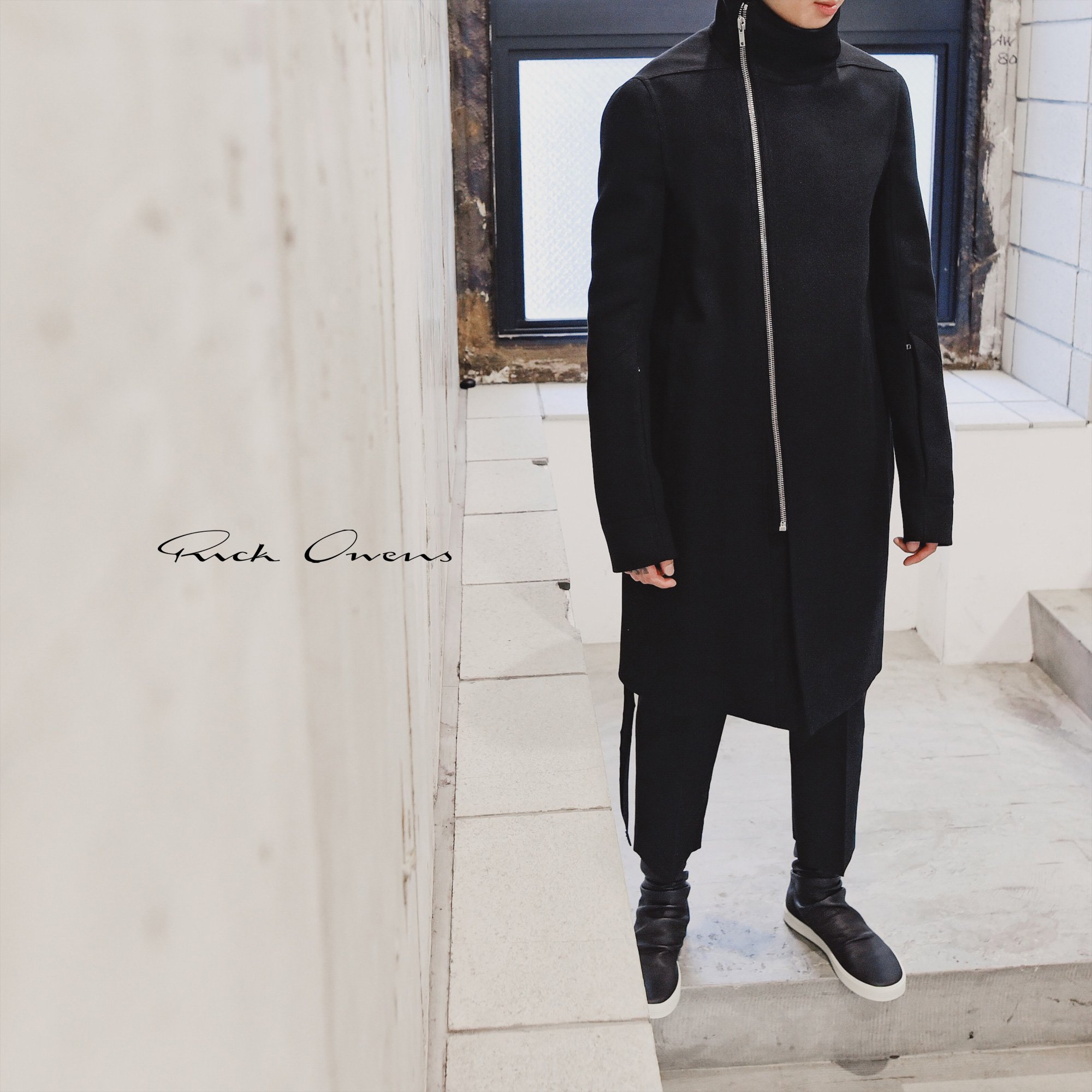 Rick owens hotsell tubeway coat