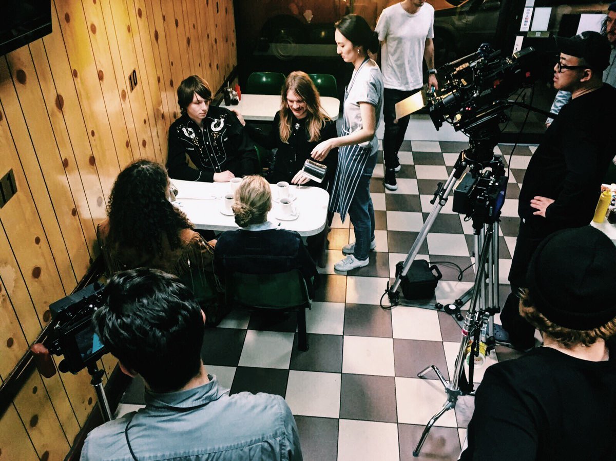 islandbanduk's tweet photo. Behind the scenes of ‘The Day I Die’ vid shoot. Massive thanks to our director Claes Nordwall & all his crew 😘🙌🏼
Watch the vid here: https://t.co/B1XhtU5mML
#TDID https://t.co/agxKzmYAsD