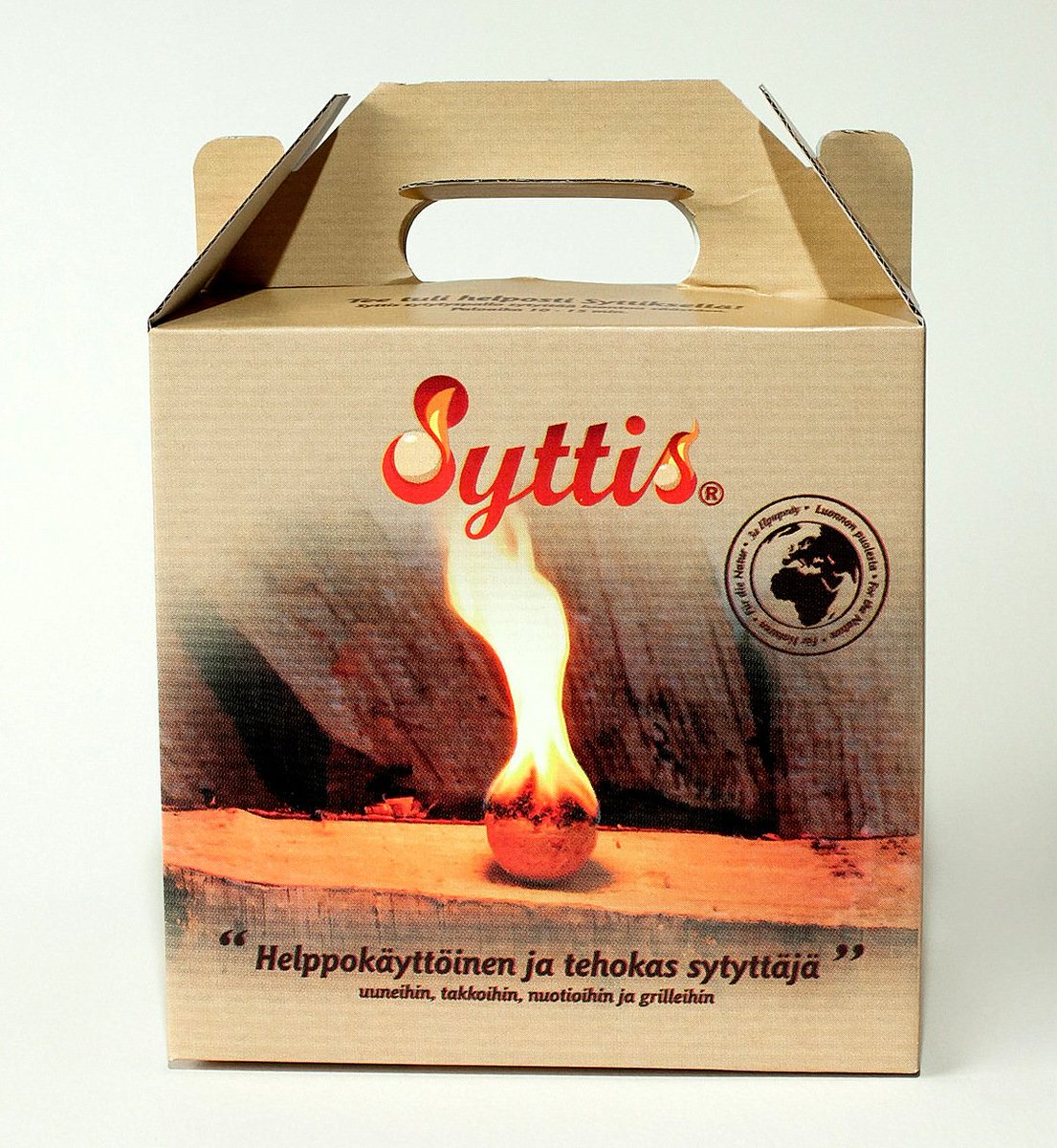 Syttis overtreft elk aanmaakblokje!
De Syttis aanmaak bollen uit Finland maken elk vuur van hout, kolen of briketten gemakkelijk aan.
Met één ecologische aanmaak bol met waxed lont ontbrand elk vuur zonder roet of rook. Nu ook in 80 stuks box / 39,95 euro. ow.ly/YOCn30h7hC0
