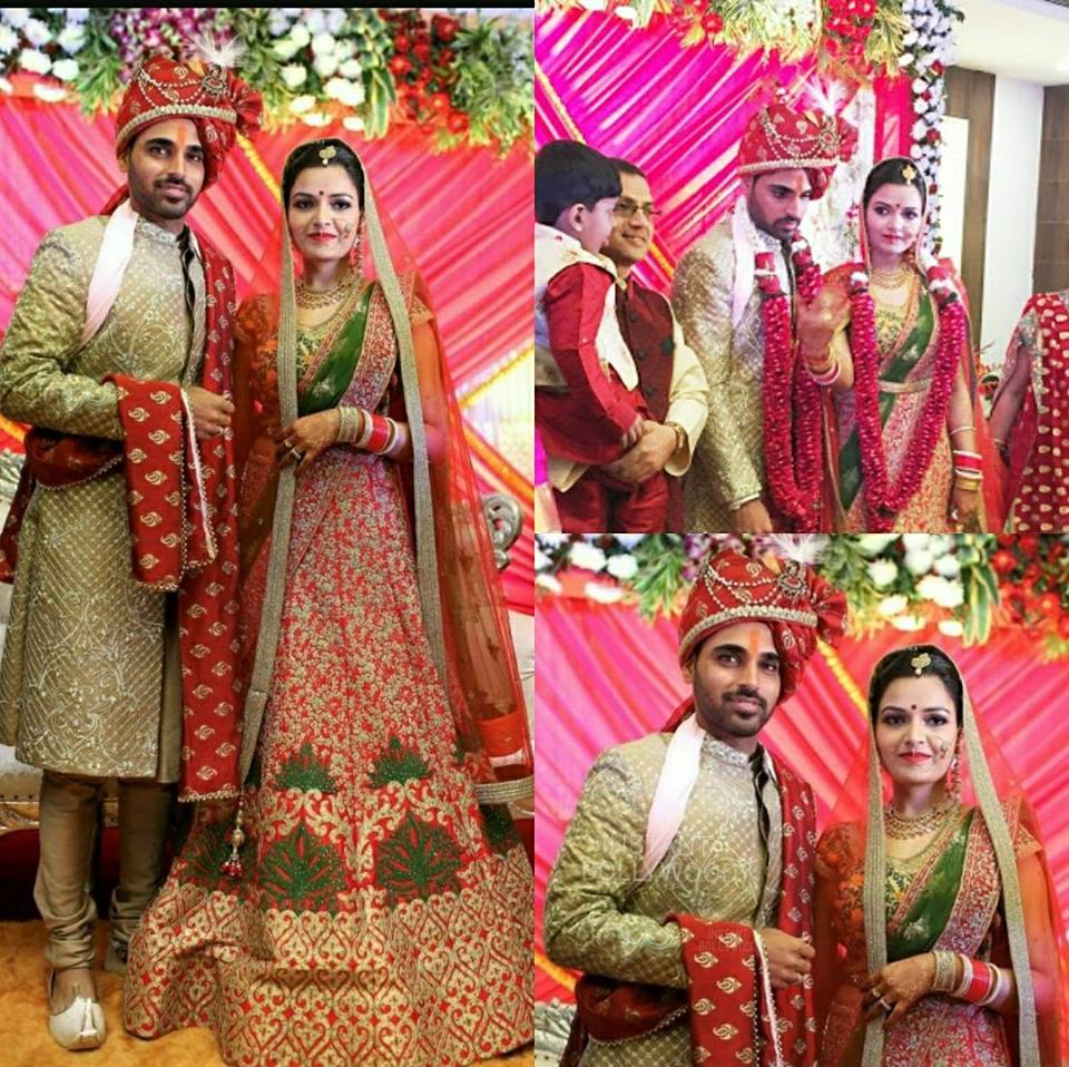 houseofsbj's tweet photo. Cricketer @kumarbhuvneshwar & @noopurnagpal making waves on their #dday #dressed in #SBJ
#ict #congratulations #bridal #lehenga #newlywed #studybyjanak #menscouture #womencouture https://t.co/3F9RA1ghSQ