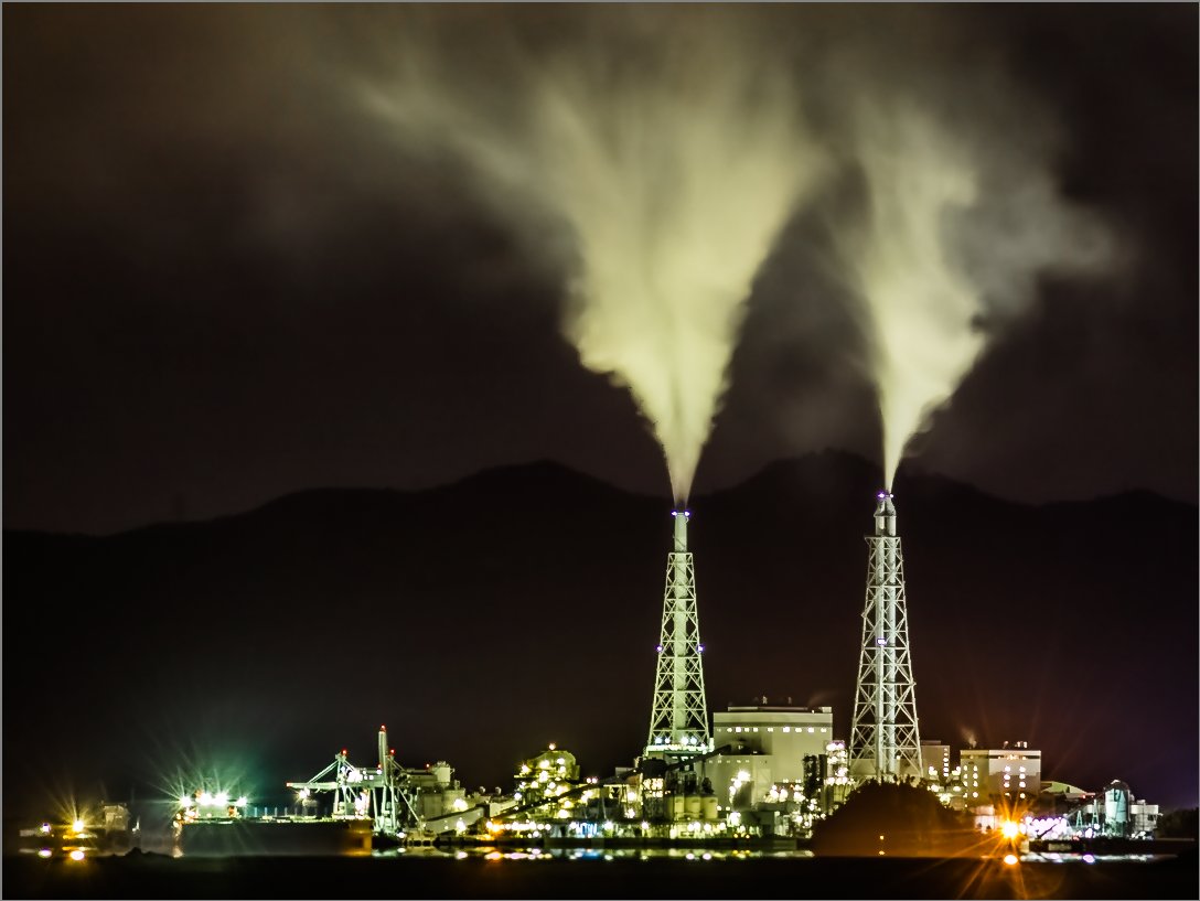 竹原火力発電所 Na Twitterze