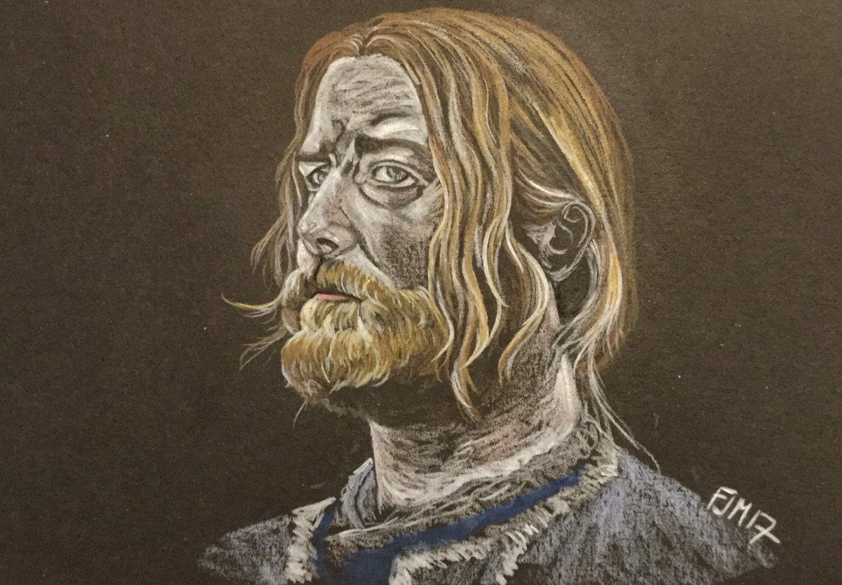 sketchingwitch's tweet photo. Kincaid. A reminder that war, any war costs needless lives. #25daysofOutlander #day9 #Outlander https://t.co/UwBe34RkAj