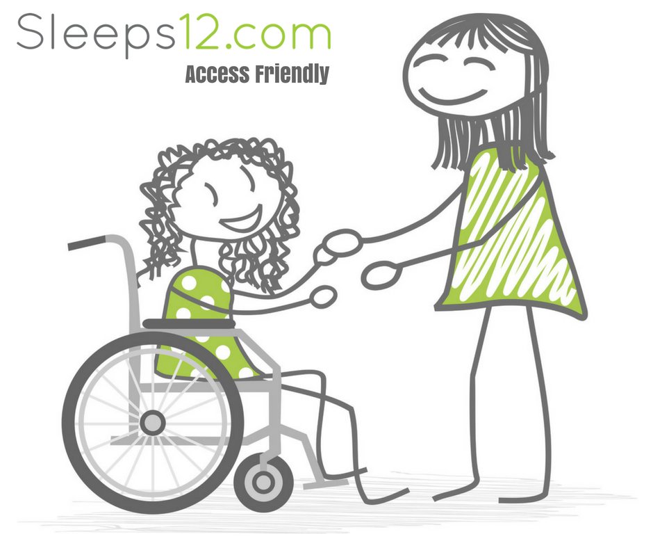 Sleeps12's tweet photo. It is very important to us that people from all walks of life get to use our properties. That is why we have ensured that many of them have facilities for disabled access. #cottage #vacation #holiday #accessfriendly #sleeps12 #happyweekend #christmas https://t.co/XEqAvhOf7A https://t.co/dOGjiTt21s