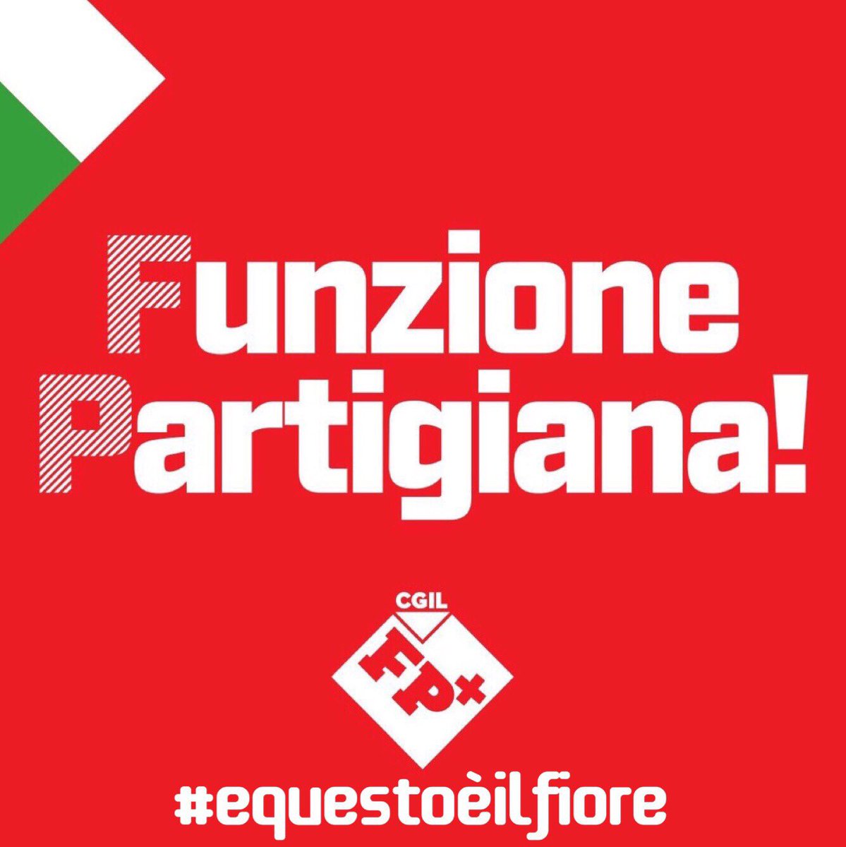 FpCgilNazionale's tweet photo. Siamo Funzione Pubblica Cgil, la nostra è Funzione Partigiana.
Oggi a Como e ovunque a difesa della democrazia contro ogni fascismo.
Antifascisti ora e sempre!
#equestoèilfiore https://t.co/Yg0RDi8hCq