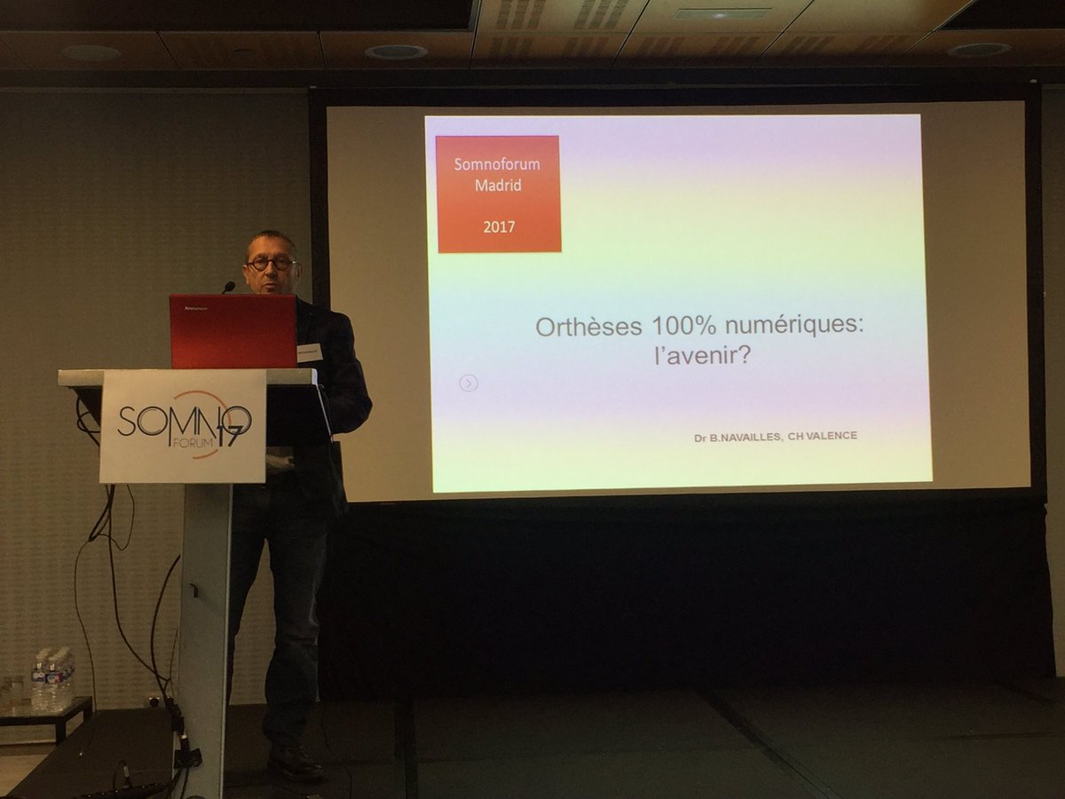 Orthèses d'avancée mandibulaire par impression 3D. Dr B. Navailles.