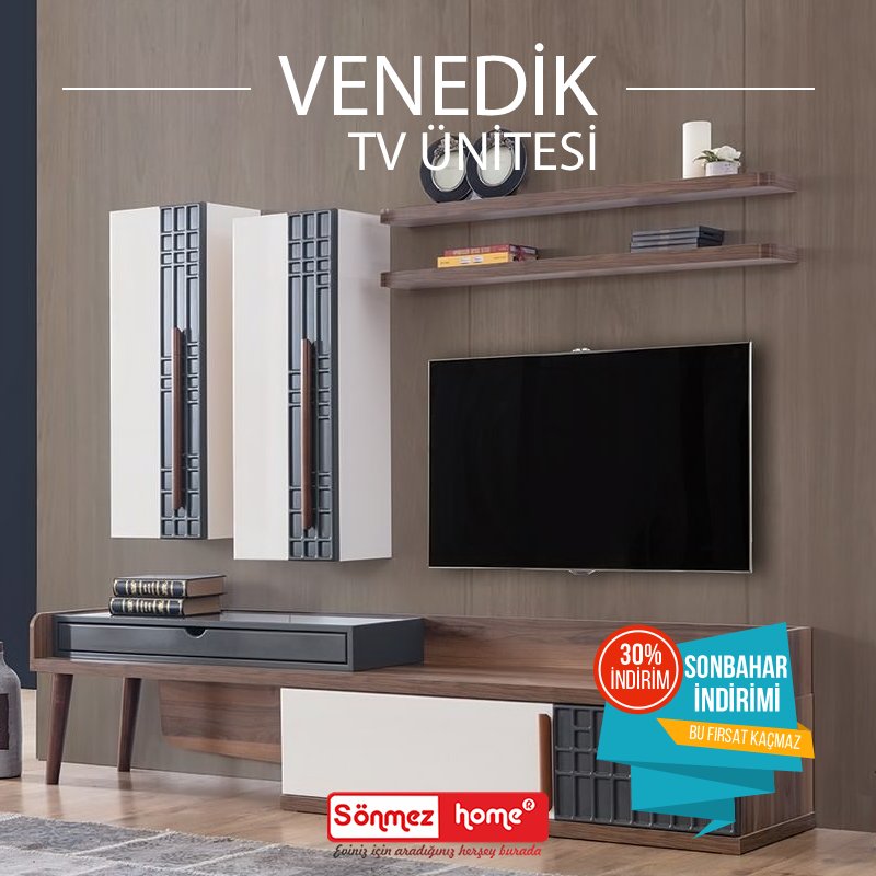 Venedik Modern TV Ünitesi ile sadeliği ve şıklığı evinize taşıyın! 😄👍
#EnGüzelAnlara #SönmezHome2017 #Yeni #EnGüzelAşklara #Sönmez #Home #YeniSezon #Modern #HomeDesign #Design #Decoration #Ev #Evlilik #Wedding #Çeyiz #Konfor #Rahat #Dolap #Estetik #Renk #Salon #Mobilya #Stil