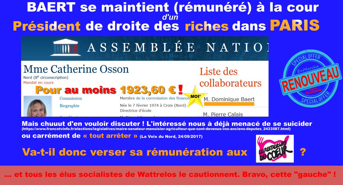 DeBattrelos's tweet photo. Tout est dit. Le renouveau de #Wattrelos, de #Roubaix (#Circo5908) et de la #RépubliqueEnMarche tjrs #EnMarche court-il uniquement après le pouvoir et le fric ??? Si oui, bravo, @PSNord ! @cdhulst2020 @Cf5901 @CallGate74 @slimanetir https://t.co/q9PRstsXOM