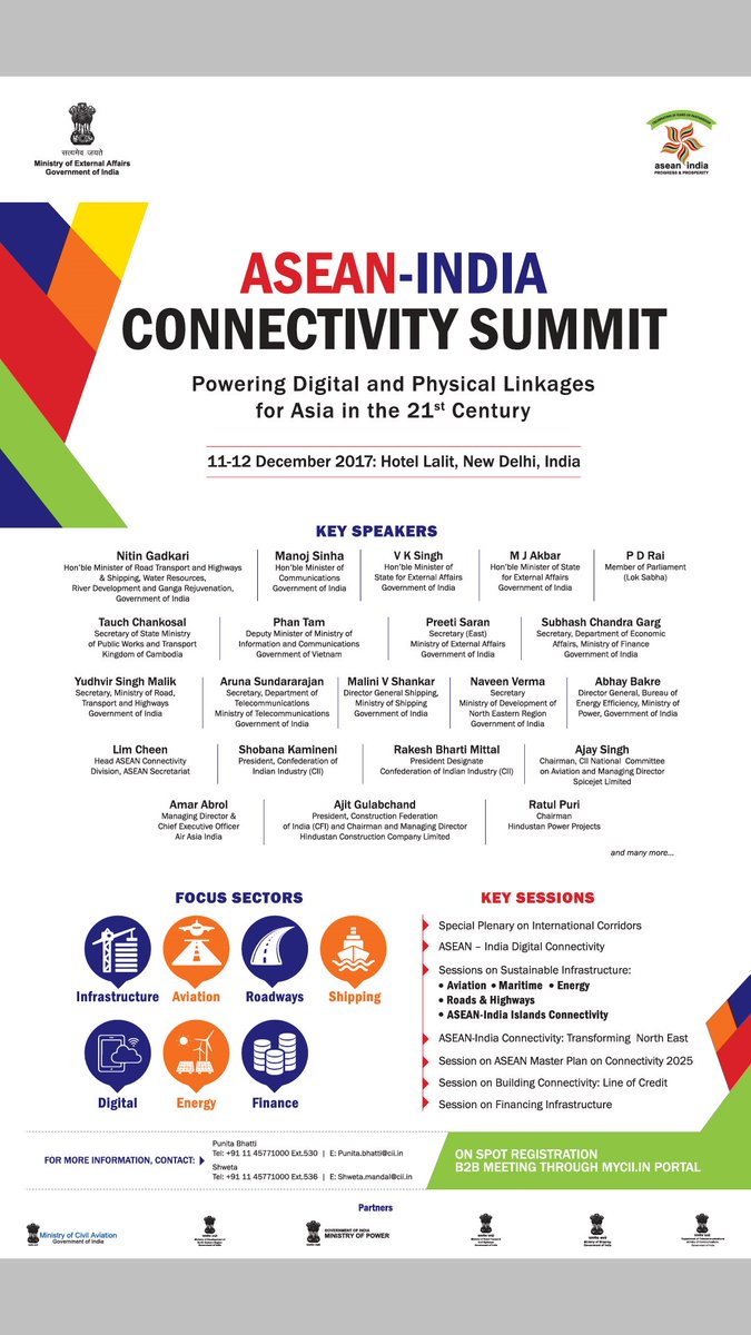 Powering #Digital &amp; Physical Linkages! #Asean #India #Connectivity Summit. Discussions to focus on MPAC2025 and creating synergies with India's regional connectivity initiatives. <a href="/FollowCII/">Confederation of Indian Industry</a> <a href="/CIIEvents/">CII Live</a> <a href="/ASEAN/">ASEAN</a> <a href="/IndianDiplomacy/">Indian Diplomacy</a> <a href="/MEAIndia/">Randhir Jaiswal</a>