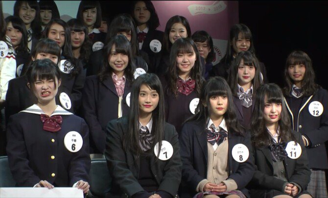 女子高生集合写真画像 