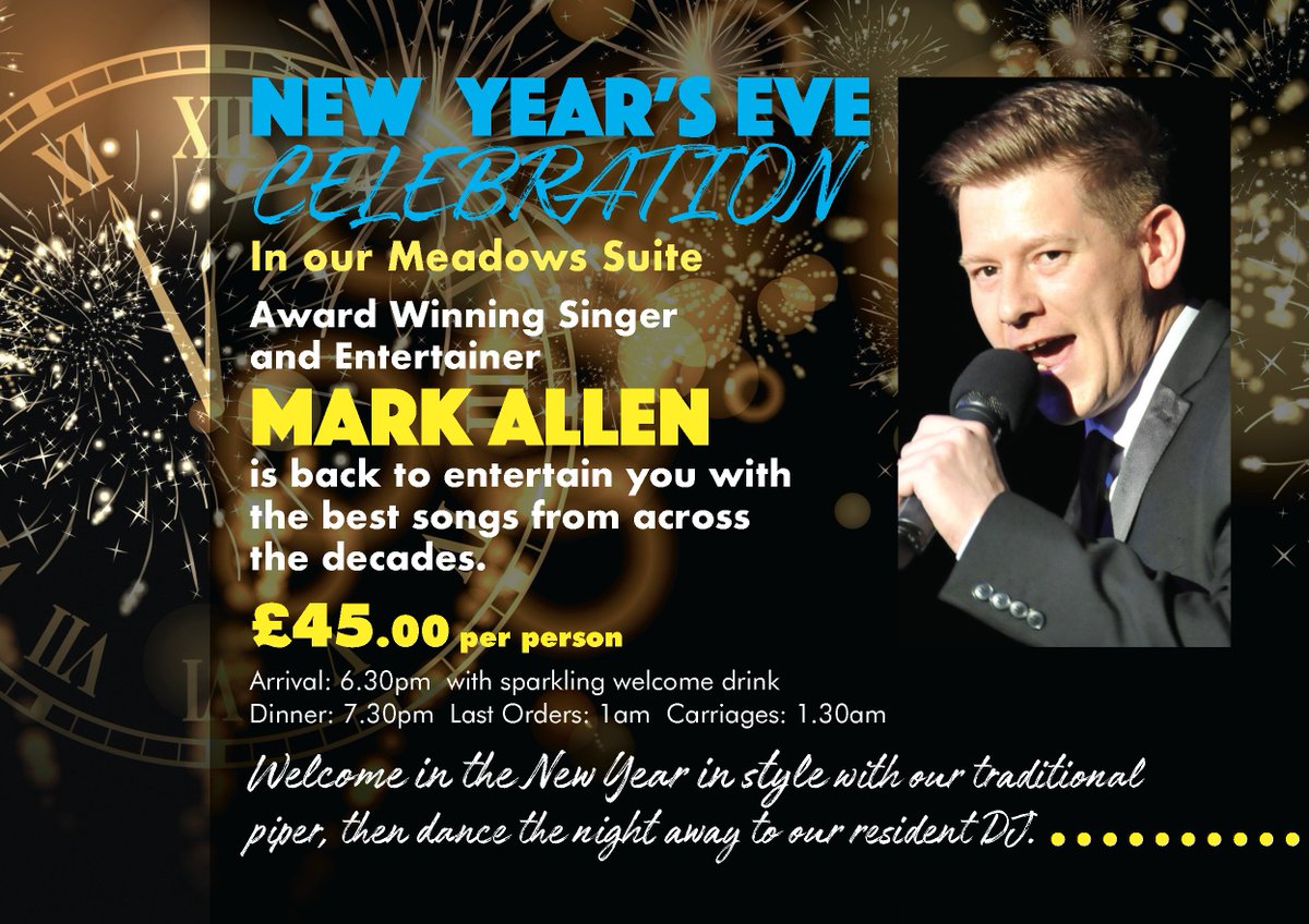 The New Year is just around the corner. Join us in our Celebration to bring in 2018 <a href="/ChiltonHotel/">ChiltonCountryHotel</a>