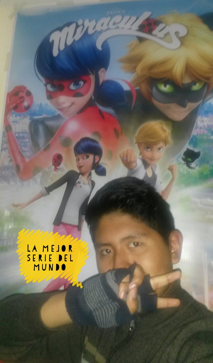 KevinHuarachi's tweet photo. @caroliboo @MiraculousMX @MLadybugBolivia @AnnieRojas_ @Jehanlb @Dan_Gar18
#yoamomiraculousladybug Tiene algo de malo ser lo que uno quiere ser? Pues no! Nunca es tarde para hacer lo que nos gusta. Tengo 16 años. Amo #MiraculousLadybug, no hay vergüenza, amare MLB hasta el final https://t.co/XMQodHCcoK