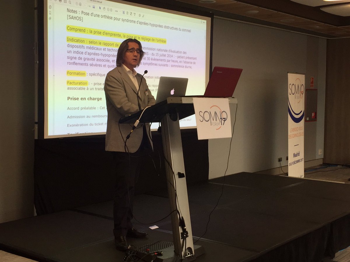 Dr E. ATTALI. La prise en charge des orthèses d'avancée mandibulaire: faisons le point !