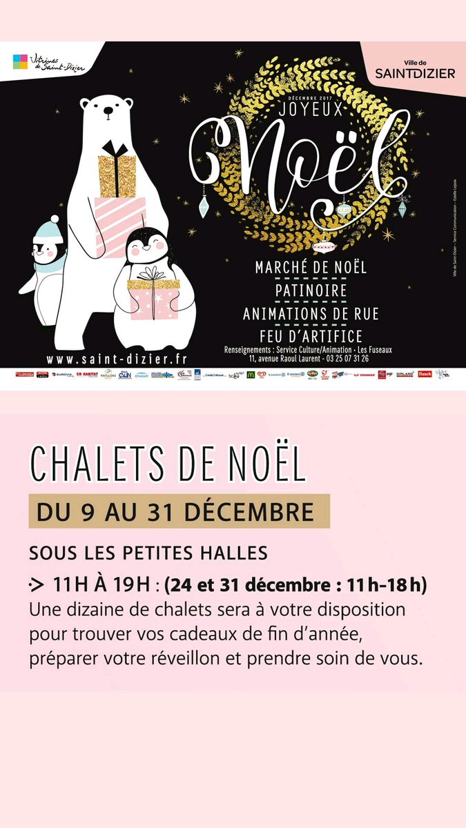 SaintDizierFR's tweet photo. Les chalets de Noël vous attendent sous les Petites Halles ! 🎁 https://t.co/r9j6nNNbYY