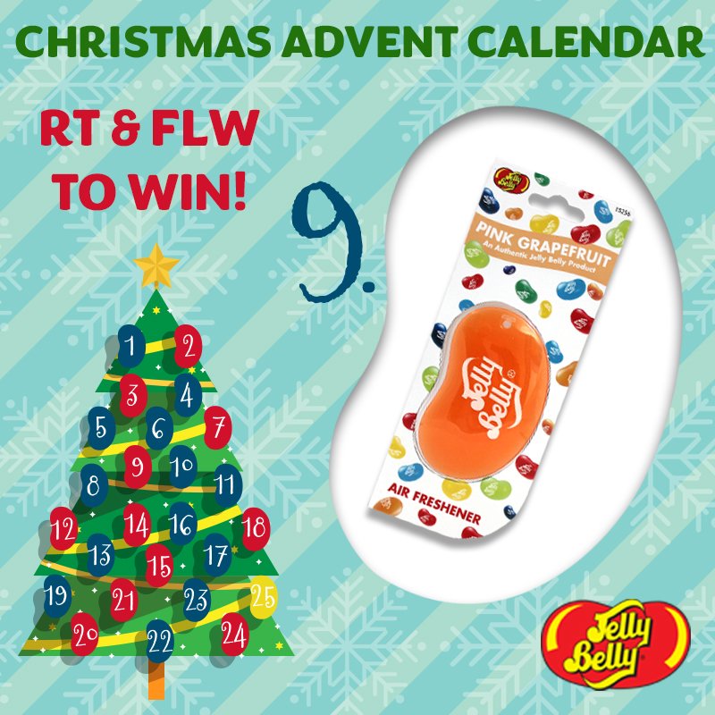 jellybellyAF's tweet photo. Behind door number 9 is a Pink Grapefruit @jellybellyAF. RT &amp; follow to get your hands on it by 9AM 10/12/17 #AdventCalendar #ChristmasCountdown https://t.co/xWhexi39xT