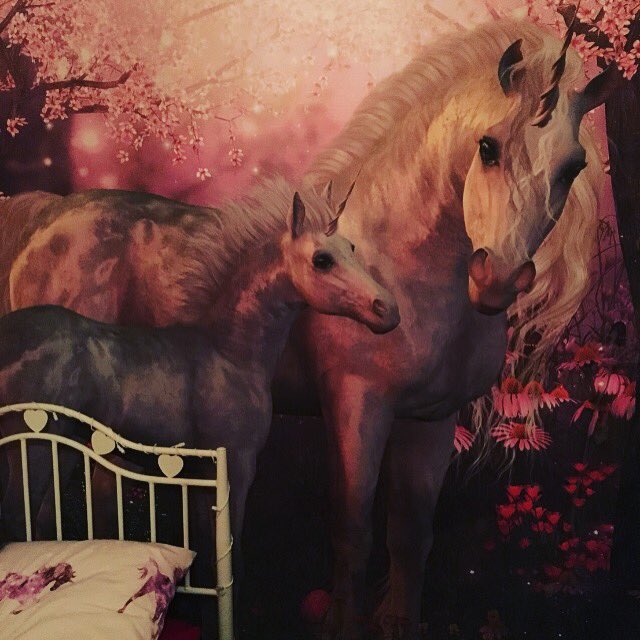 Diamonds are a girls best friend....but have you seen this unicorn feature wall?! #unicorn #Bromley #kent #BeckBromfl #SELondon