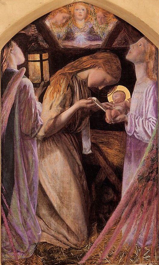 The Nativity 1857-8 #ArthurHughes @BM_AG