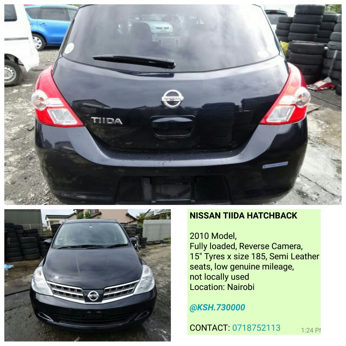 Motiiz_254's tweet photo. Get this 2010 black beauty for just 730k
#CapeTown7s 
#DWAlumniKe
#SDERace
#TheTurnUp
DR Congo
Instant Money
#SRHDialogues
#CapitalKidsGoesWild 
#ForestChallengeKE 
#Women4Women 
#SatMag 
#ChapaDimbanaSafaricom 
#OTDirecto9D 
Nakuru https://t.co/0tEYQKEGSo