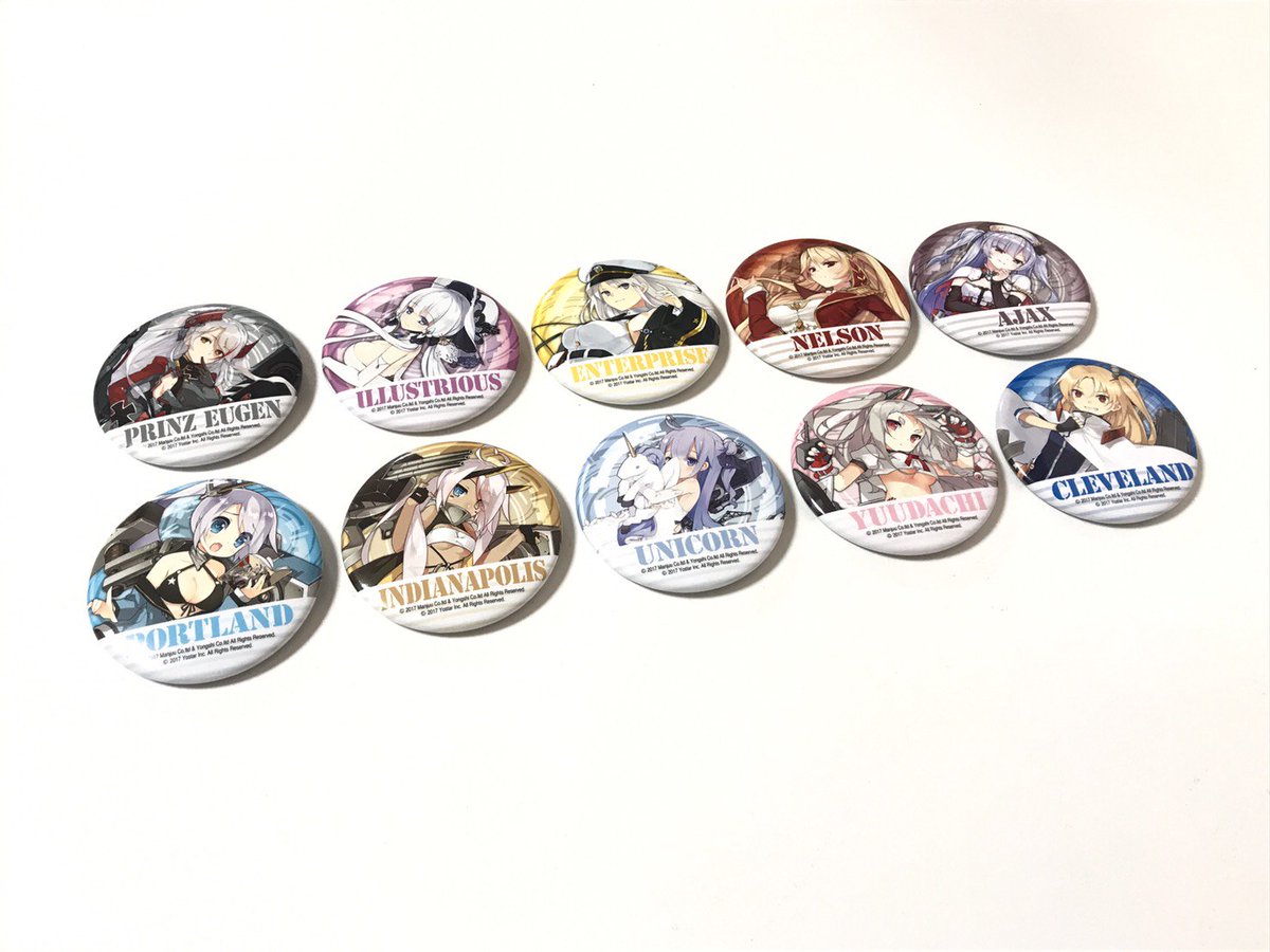 商品情報】アズールレーン『トレーディング缶バッジvol.1』実物