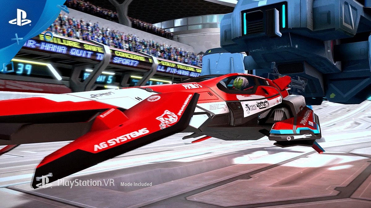 CodesDirect's tweet photo. WipEout Omega Collection #PSVR Announce Trailer:  https://t.co/kxakJoSzV7 https://t.co/0ywlPM1CAz