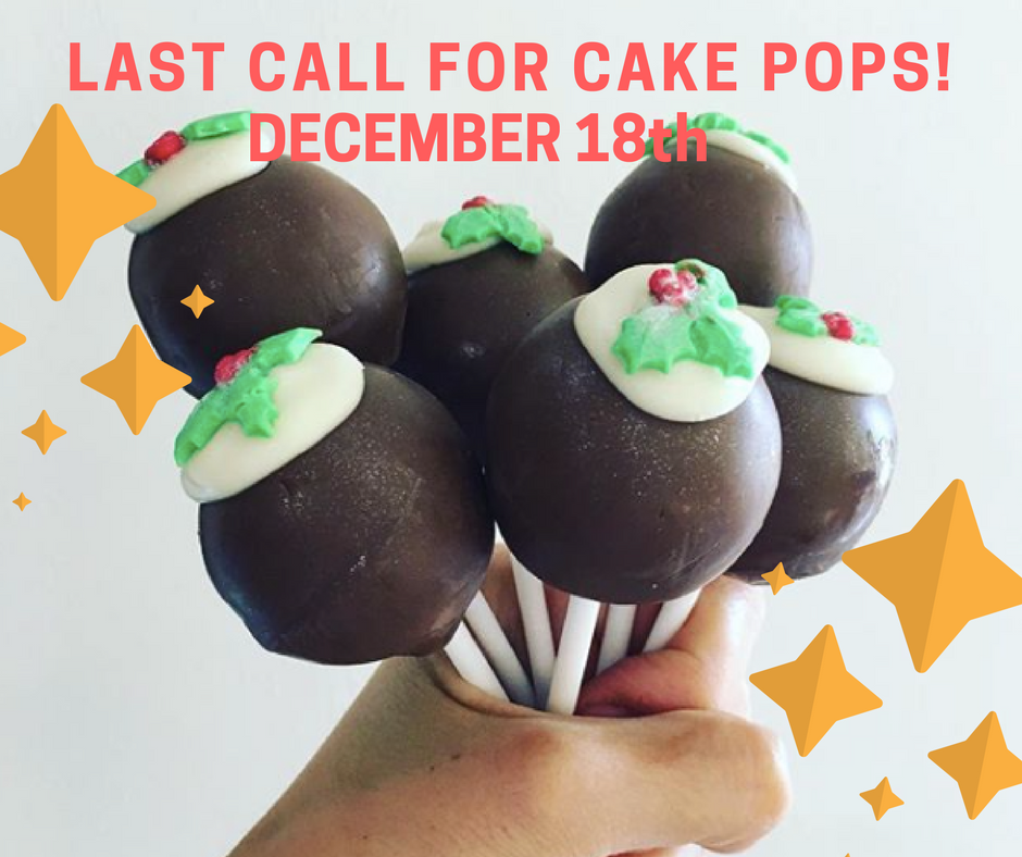 Just putting it out there... last call for Christmas cake pops is Monday, December 18th! #lastorderdates #ukdelivery #cakepops #christmascakes