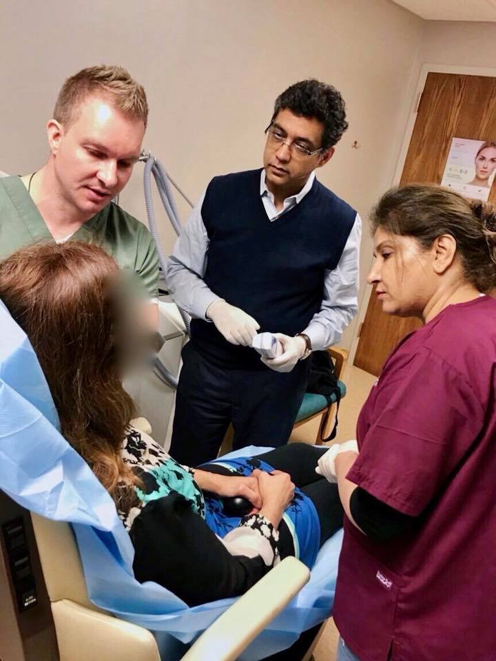 midwestaging's tweet image. #ThrowbackThursday to a few weeks ago when Dr. McCoy came in to our Frankfort office to do some #Bellafill injections!
#TBT #dermalfillers #Skincare #beauty