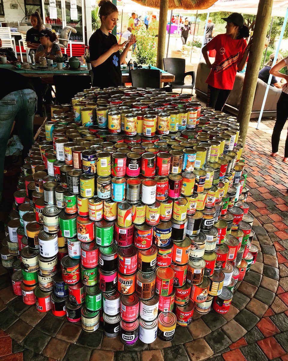 kieranrennie's tweet photo. Loads of fun at @WoodrockAnimals this morning. Tinned food Xmas tree. An amazing organization. Well done guys. @Radio2Day @AshleighHarvey7 #UpnAtEmBreakfastShow https://t.co/f6xcI7ypiE