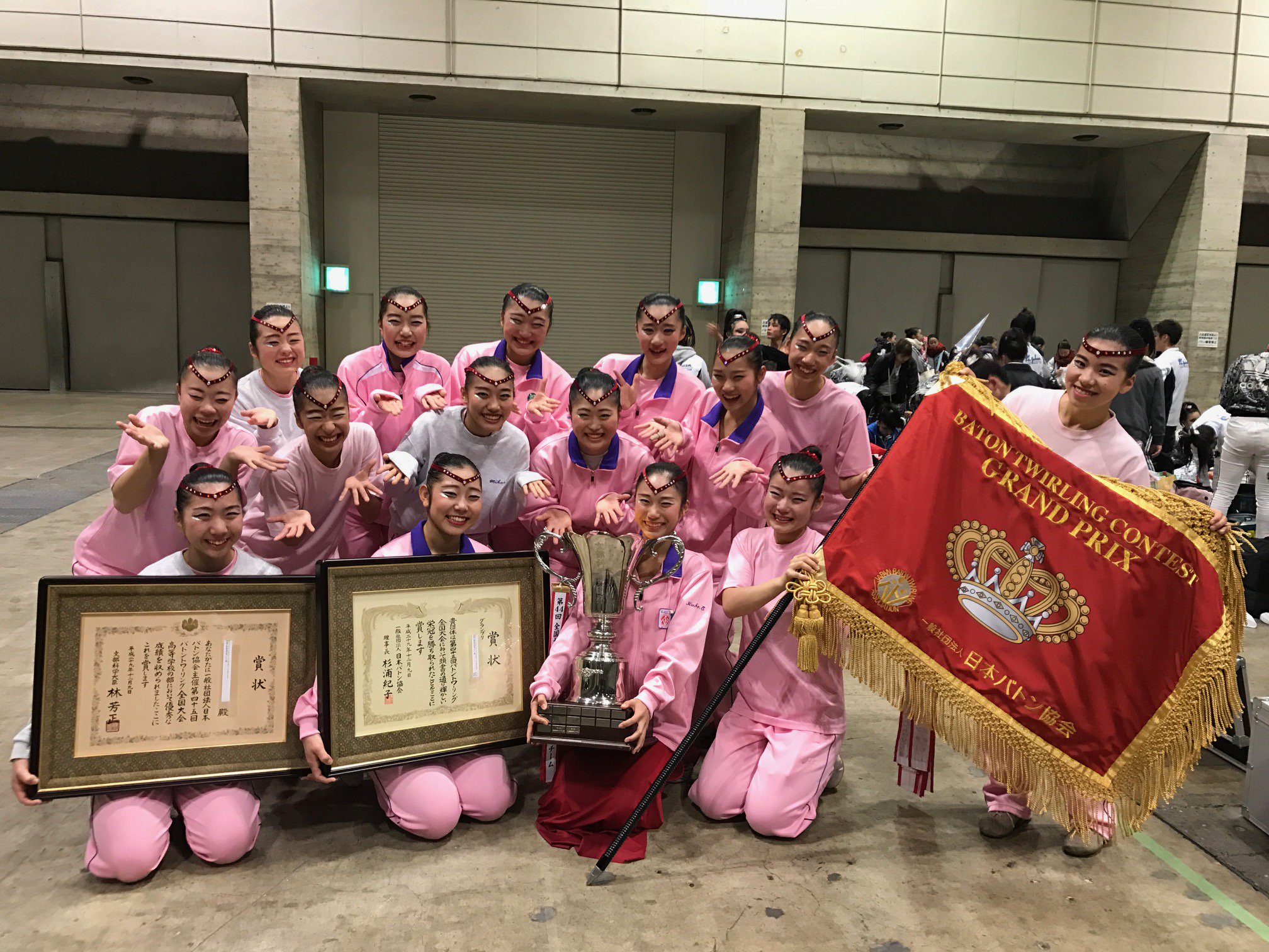 第41回　バトントワーリング全国大会　高等学校の部　バトン編成　中編成　大編成 バトン】金賞受賞！！！！全国大会 | 相模女子大学中学部・高等部