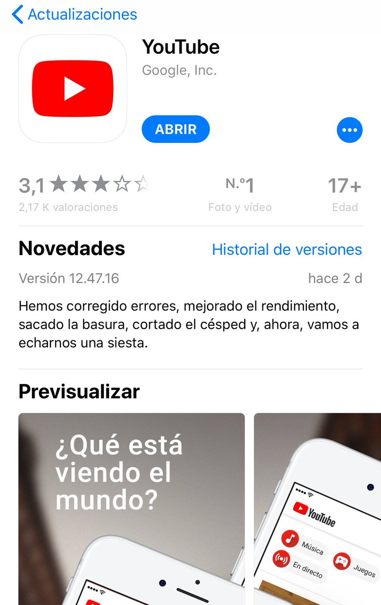 jose_ati's tweet photo. #YouTube #actualizacionyoutube #muygrandes #Noticias #novedades https://t.co/xDQPDGyxyS