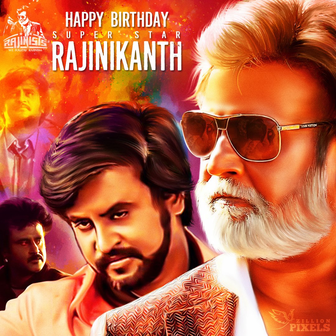 rajini birthday image