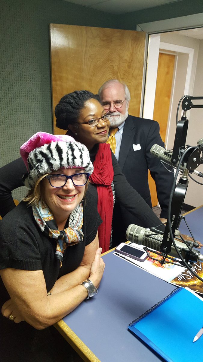 Arts_intheHeart's tweet photo. On the 12-6 Arts Weekly, Brenda invited guests Shanita Tolbert with Creative Impressions and Kevin Grogan with the Morris Museum to talk about their events.  Subscribe on itunes https://t.co/BZPyVfml4b or tune in 9:30 sat. mornings at 92.3 fm to hear all things art in Augusta. https://t.co/GYBJZajz8a