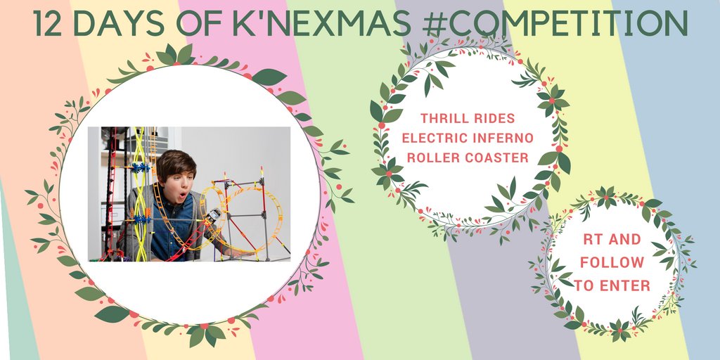 Day NINE of our #12DaysofKNEXMAS #competition is here! RT and follow by 16.12 to enter - you could #win a @KNEXUK Electric Inferno Roller Coaster!