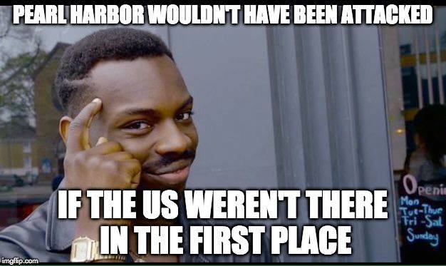 RezzyProle's tweet photo. Pearl Harbor was a travesty — when the USA attacked it first! #FuckImperialism https://t.co/aRzz9Czbz7