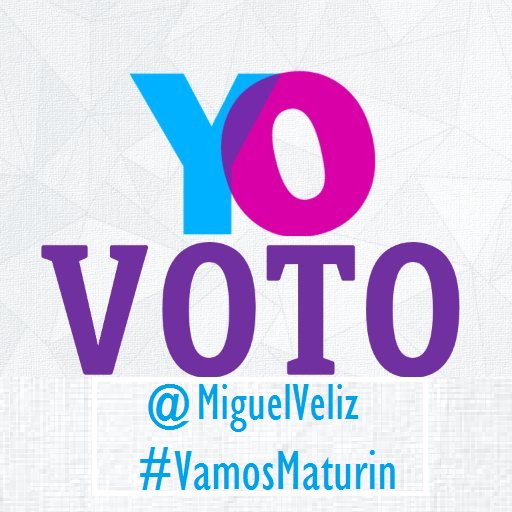 MiguelVeliz's tweet photo. #9Dic #VamosMaturin,este #10Dic te invito a VOTAR para que tengamos un Municipio Distinto, todos lo merecemos. #MiguelVeliz ALCALDE #Matuin #Monagas https://t.co/eLPwWjHFOG