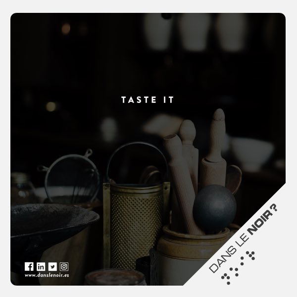 Did you bring all your senses to Madrid? Explore them with an unforgettable culinary experience. Book now! bit.ly/DansLeNoirMADen