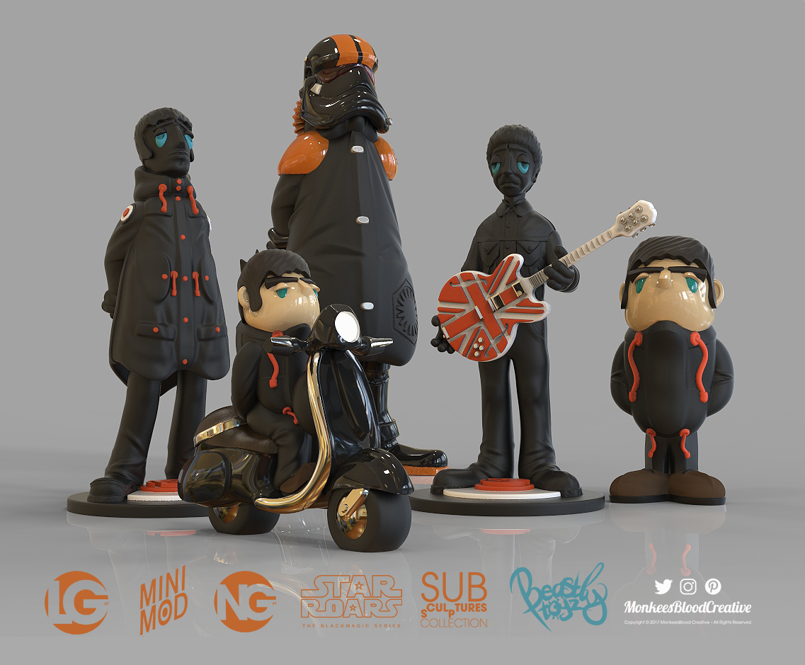 BeastlyToyz's tweet photo. Designs (so far) in our… #SubSculpturesCollection [By @BeastlyToyz]

#zBrush #3Dprinting #DesignerToys #ArtToys #ResinArt #ResinToys #3D #DigitalModeling #3DModeling #Sculpture #PopArt #LiamGallagher #NoelGallagher #Modtrooper #MiniMod #MiniModScooterEdish https://t.co/z8S75bIS87