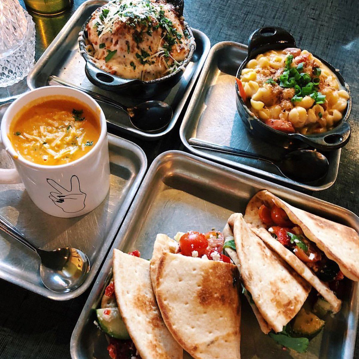 IrenesATX's tweet photo. Brunch is the perfect excuse to round up your squad and try a bunch of different items! Join us this weekend for #BiscuitsAndBooze Brunch starting at 10am! DJ @EmRabbit and Special Guest DJ Fitnez are spinning Sunday (12/10) from Noon to 4pm! 
Insta 📸 kelseythefoodie https://t.co/4clYtRohJp