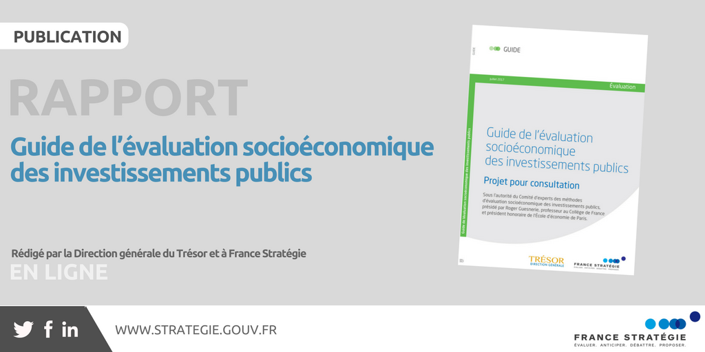 StrategiePlan's tweet photo. 📈 L' #évaluation #socioéconomique est obligatoire depuis 2013 pour tout #projetpublic dont le #financement est supérieur à 20 millions d’euros. La @DGTresor et #France Stratégie viennent de publier une méthode ▶️ https://t.co/alBO2yEKyY https://t.co/mYh3UIrrbf