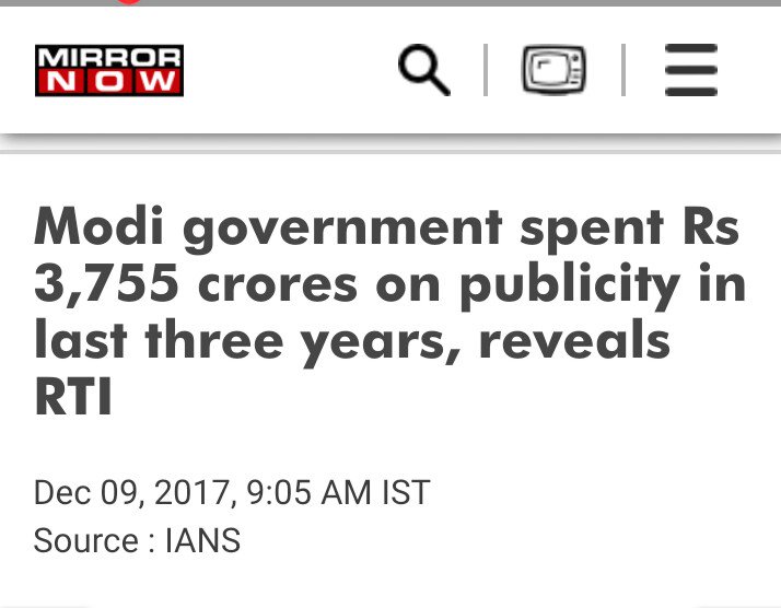 Kurrey_D's tweet photo. I wanted to ask that who's money was this?? Is BJP spend it's party fund?? 
#Indiaagainstcurruption 
#Corruption 
#AAP 
#ravishkumar https://t.co/bvKaaqP409